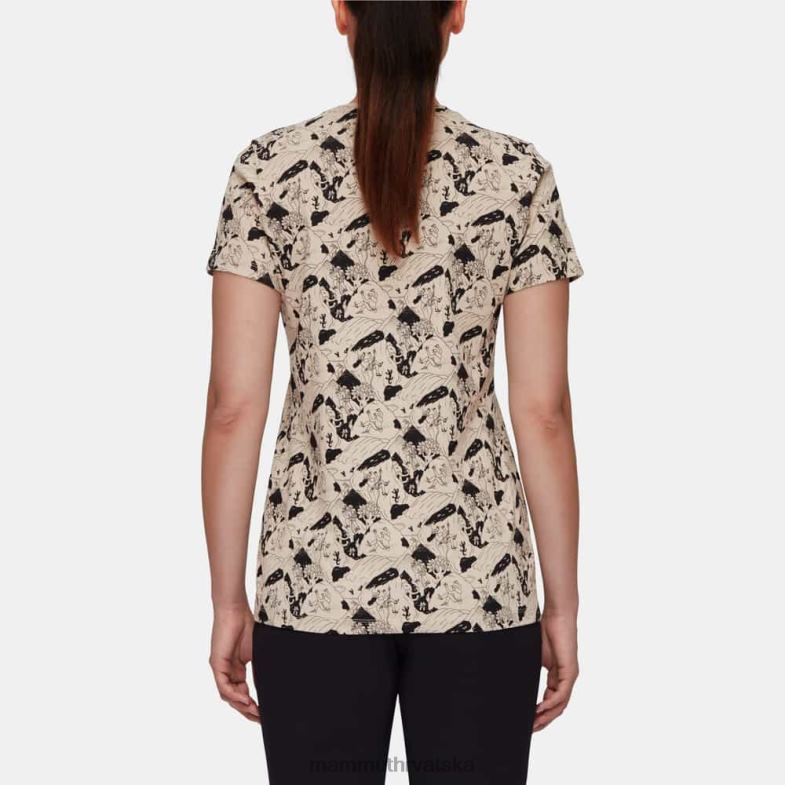 Mammut žene odjeća massone t-shirt penjačka scena Z08N1107 savansko-crna