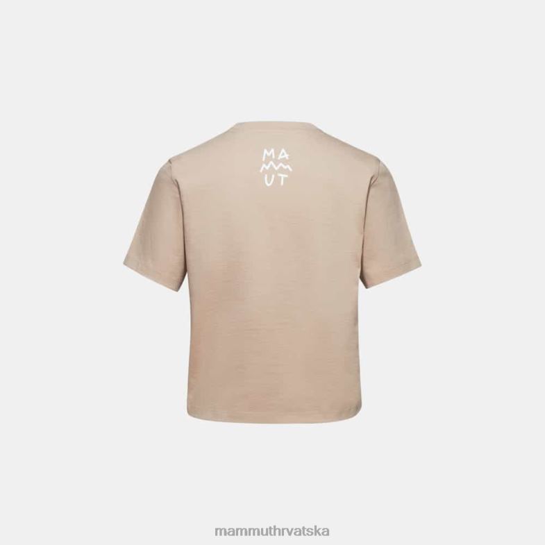 Mammut žene odjeća obrezani natpis na majici massone Z08N1093 savana