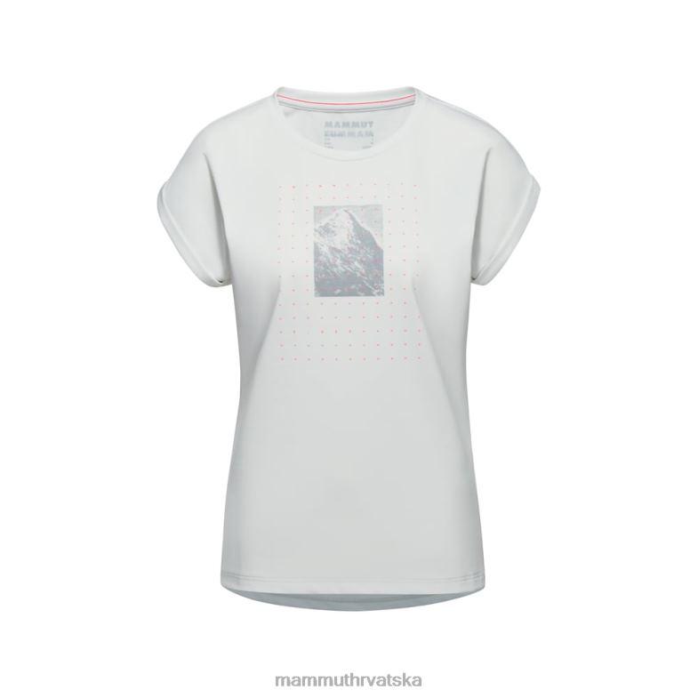 Mammut žene odjeća planinska majica eiger Z08N892 prljavo bijelo