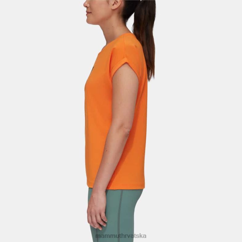 Mammut žene odjeća planinska majica eiger Z08N893 tamna mandarina