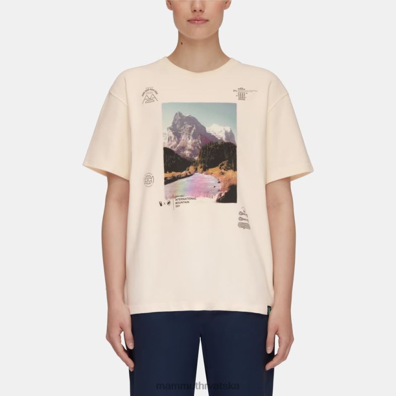 Mammut x žene odjeća osim majice za planinski dan Z08N205 bijela