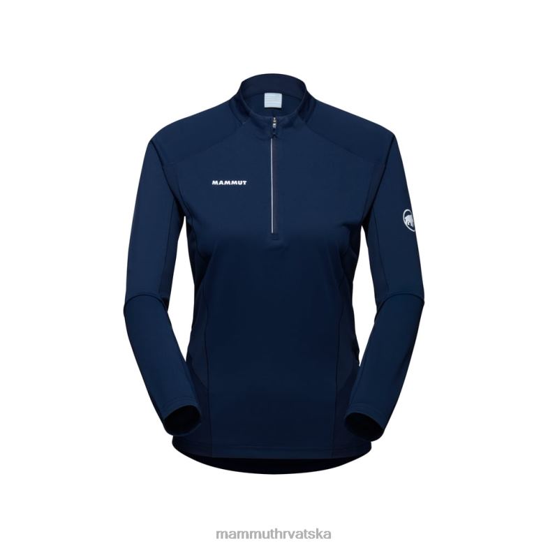 Mammut žene odjeća aenergy fl dugi rukav s poluzatvaračem Z08N846 morski
