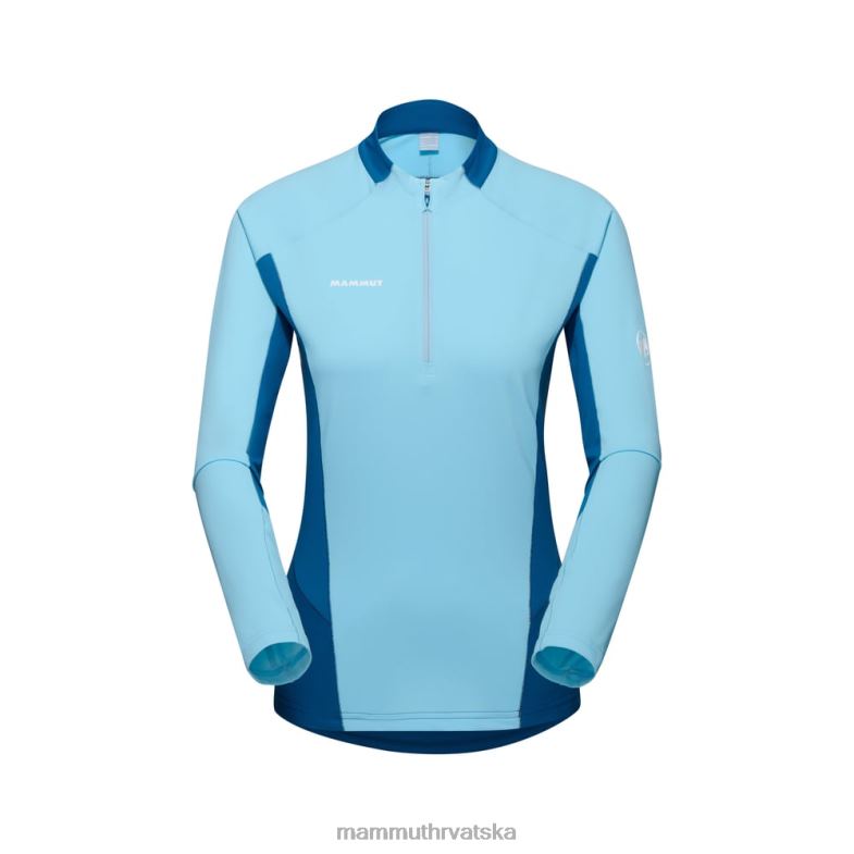 Mammut žene odjeća aenergy fl dugi rukav s poluzatvaračem Z08N848 hladno plavo-duboki led