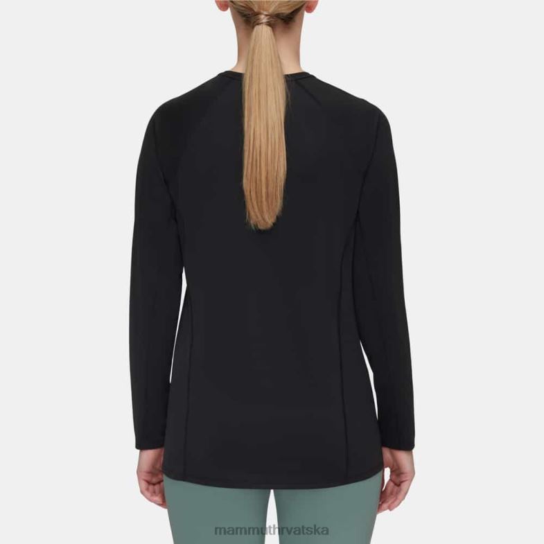 Mammut žene odjeća selun fl logo dugih rukava Z08N142 crno