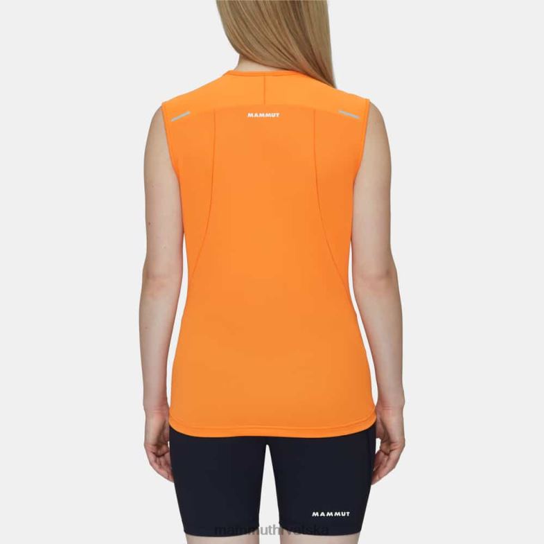 Mammut žene odjeća aenergy fl cap sleeve top Z08N1104 mandarina