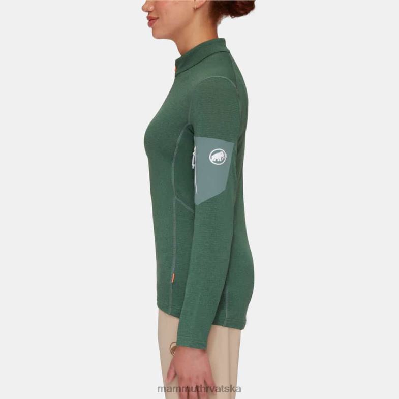 Mammut žene odjeća aenergy light ml pola zip poteg Z08N935 tamni žad