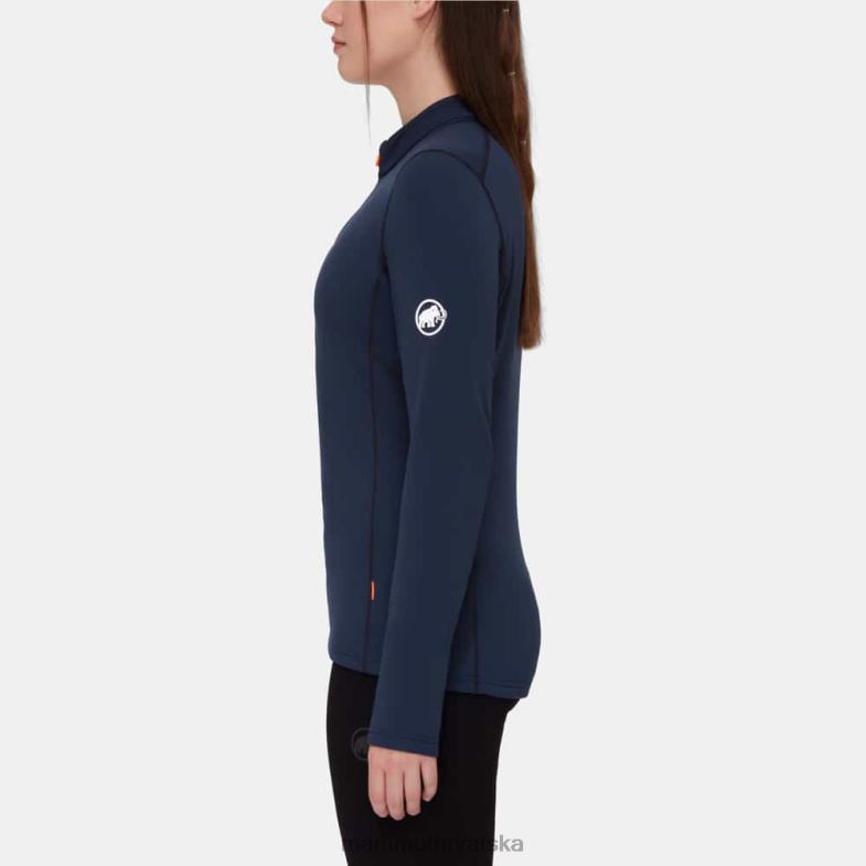 Mammut žene odjeća aenergy ml pola zip poteg Z08N225 morsko-crna