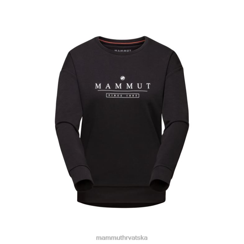 Mammut žene odjeća core ml logo s okruglim izrezom Z08N1033 crno