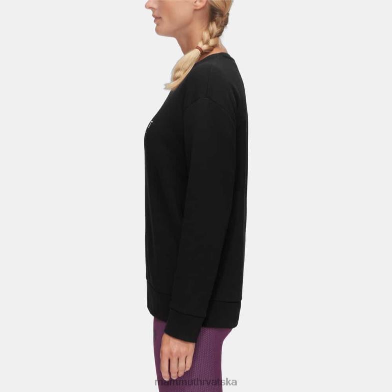 Mammut žene odjeća core ml logo s okruglim izrezom Z08N1033 crno