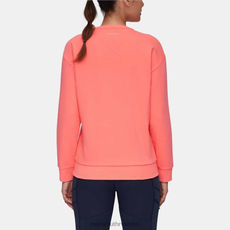 Mammut žene odjeća core ml logo s okruglim izrezom Z08N1034 losos