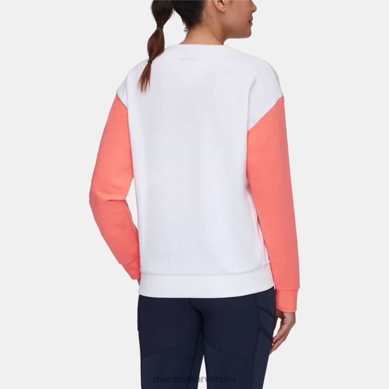 Mammut žene odjeća core ml okovratnik svaki dan Z08N244 bijeli-losos