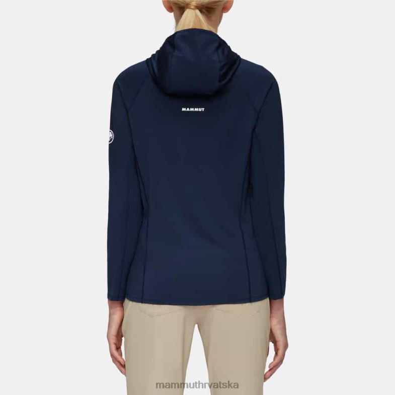 Mammut žene odjeća selun fl majica s kapuljačom od sunca Z08N6 morski