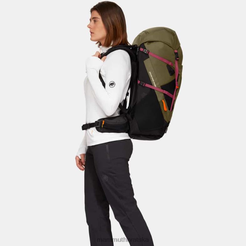 Mammut žene oprema dukanova kralježnica 55 Z08N449 maslinasto-crna